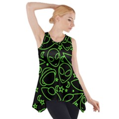 Alien Invasion  Side Drop Tank Tunic by BubbSnugg