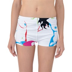 Sexy Shoes  Reversible Boyleg Bikini Bottoms by azureprinceinc