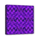 Purple Wavey Squiggles Mini Canvas 6  x 6  View1