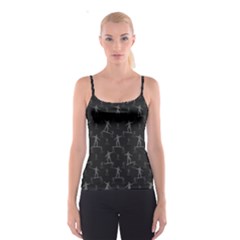 Surfing Motif Pattern Spaghetti Strap Top by dflcprintsclothing
