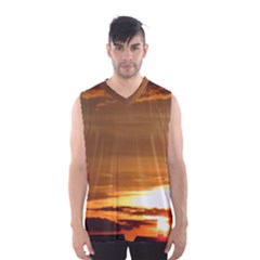 Summer Sunset Men s Basketball Tank Top by picsaspassion