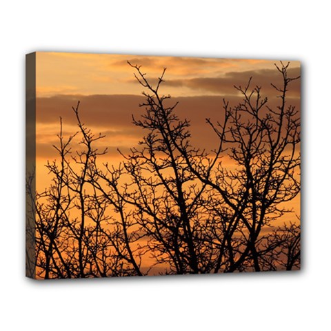 Colorful Sunset Canvas 14  X 11  by picsaspassion