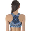 Feel Blue Mandala Sports Bra View2