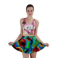 Colorful Smoothie  Mini Skirt by Valentinaart