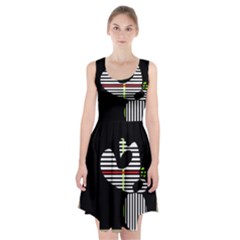 Abstract Art Racerback Midi Dress by Valentinaart