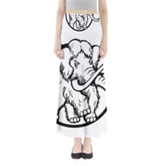 Mammoth Elephant Strong Maxi Skirts by Amaryn4rt