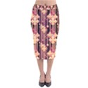 Seamless Pattern Velvet Midi Pencil Skirt View1