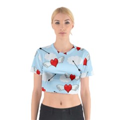 Love Hunting Cotton Crop Top by Valentinaart