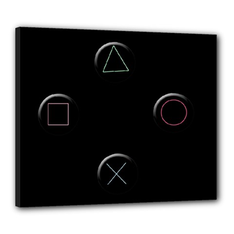 Joystick  Canvas 24  X 20  by Valentinaart