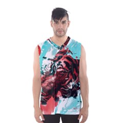 Wallpaper Background Watercolors Men s Basketball Tank Top by Amaryn4rt