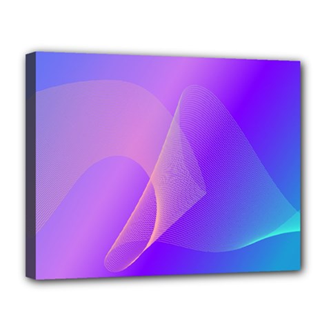 Vector Blend Screen Saver Colorful Canvas 14  X 11  by Amaryn4rt