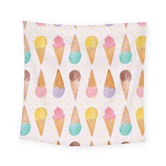 Cute Ice Cream Square Tapestry (small) by Brittlevirginclothing