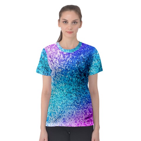 Rainbow Sparkles Women s Sport Mesh Tee by Brittlevirginclothing