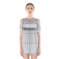 Abstract Architecture Contemporary Shoulder Cutout One Piece by Amaryn4rt