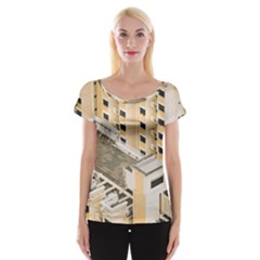 Apartments Architecture Building Women s Cap Sleeve Top by Amaryn4rt