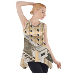 Apartments Architecture Building Side Drop Tank Tunic by Amaryn4rt