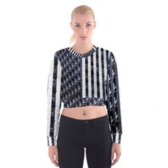 Architecture Building Pattern Women s Cropped Sweatshirt by Amaryn4rt