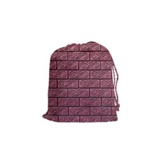 Brick Wall Brick Wall Drawstring Pouches (small)  by Amaryn4rt