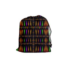 On Fire Drawstring Pouches (medium)  by pepitasart