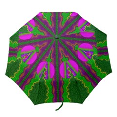 Magic Moon Landscape Folding Umbrellas by pepitasart