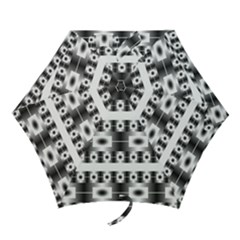 Pattern Background Texture Black Mini Folding Umbrellas by Nexatart