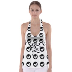 Butterfly Wallpaper Background Babydoll Tankini Top by Nexatart