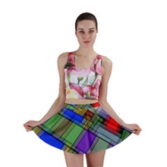 Abstract Background Pattern Mini Skirt by Nexatart