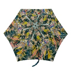 Art Graffiti Abstract Lines Mini Folding Umbrellas by Nexatart