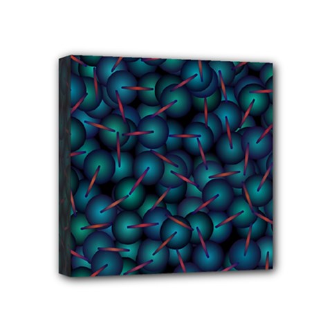 Background Abstract Textile Design Mini Canvas 4  X 4  by Nexatart