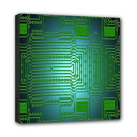 Board Conductors Circuits Mini Canvas 8  X 8  by Nexatart