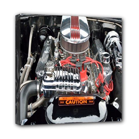 Car Engine Mini Canvas 8  X 8  by Nexatart