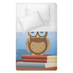 Read Owl Book Owl Glasses Read Duvet Cover (single Size) by Nexatart
