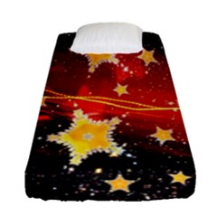 Holiday Space Fitted Sheet (single Size) by Nexatart