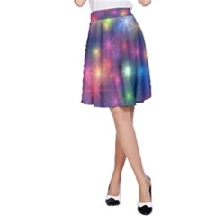 Abstract Background Graphic Design A-line Skirt by Nexatart