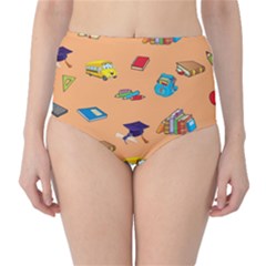 School Rocks! High-waist Bikini Bottoms by athenastemple