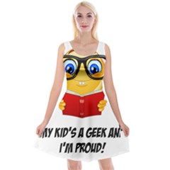 Geek Kid Reversible Velvet Sleeveless Dress by athenastemple