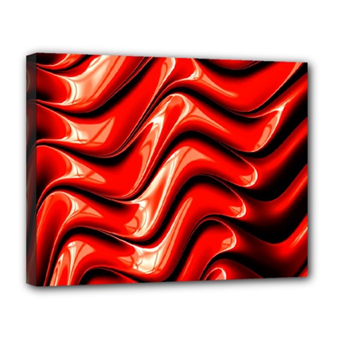 Fractal Mathematics Abstract Canvas 14  X 11  by Nexatart