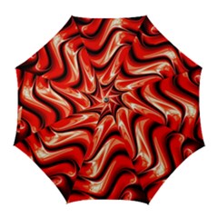 Fractal Mathematics Abstract Golf Umbrellas by Nexatart