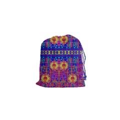 Festive Decorative Moonshine Drawstring Pouches (xs)  by pepitasart