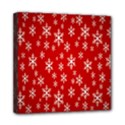 Christmas Snow Flake Pattern Mini Canvas 8  x 8  View1