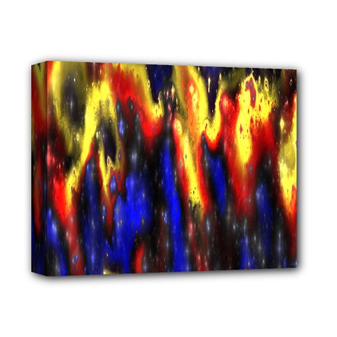 Banner Header Plasma Fractal Deluxe Canvas 14  X 11  by Nexatart