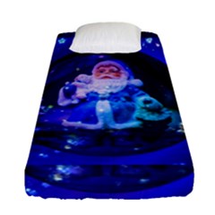 Christmas Nicholas Ball Fitted Sheet (single Size) by Nexatart