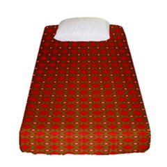 Christmas Paper Wrapping Paper Pattern Fitted Sheet (single Size) by Nexatart