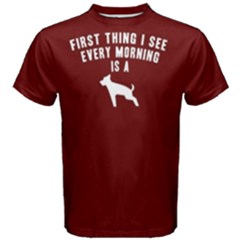 First Thing I See Every Morning Is A - Men s Cotton Tee by FunnySaying