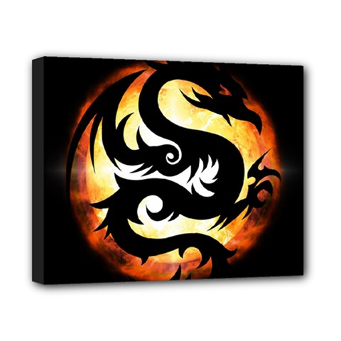 Dragon Fire Monster Creature Canvas 10  X 8  by Nexatart