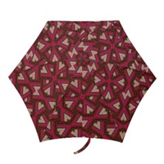 Digital Raspberry Pink Colorful Mini Folding Umbrellas by Nexatart