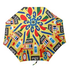 Fabric Cloth Textile Clothing Folding Umbrellas by Nexatart