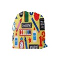 Fabric Cloth Textile Clothing Drawstring Pouches (Large)  View2