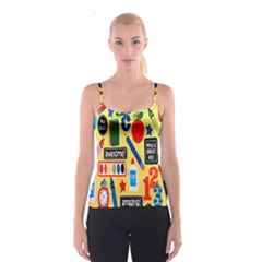 Fabric Cloth Textile Clothing Spaghetti Strap Top by Nexatart