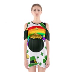 Good Luck Shoulder Cutout One Piece by Valentinaart